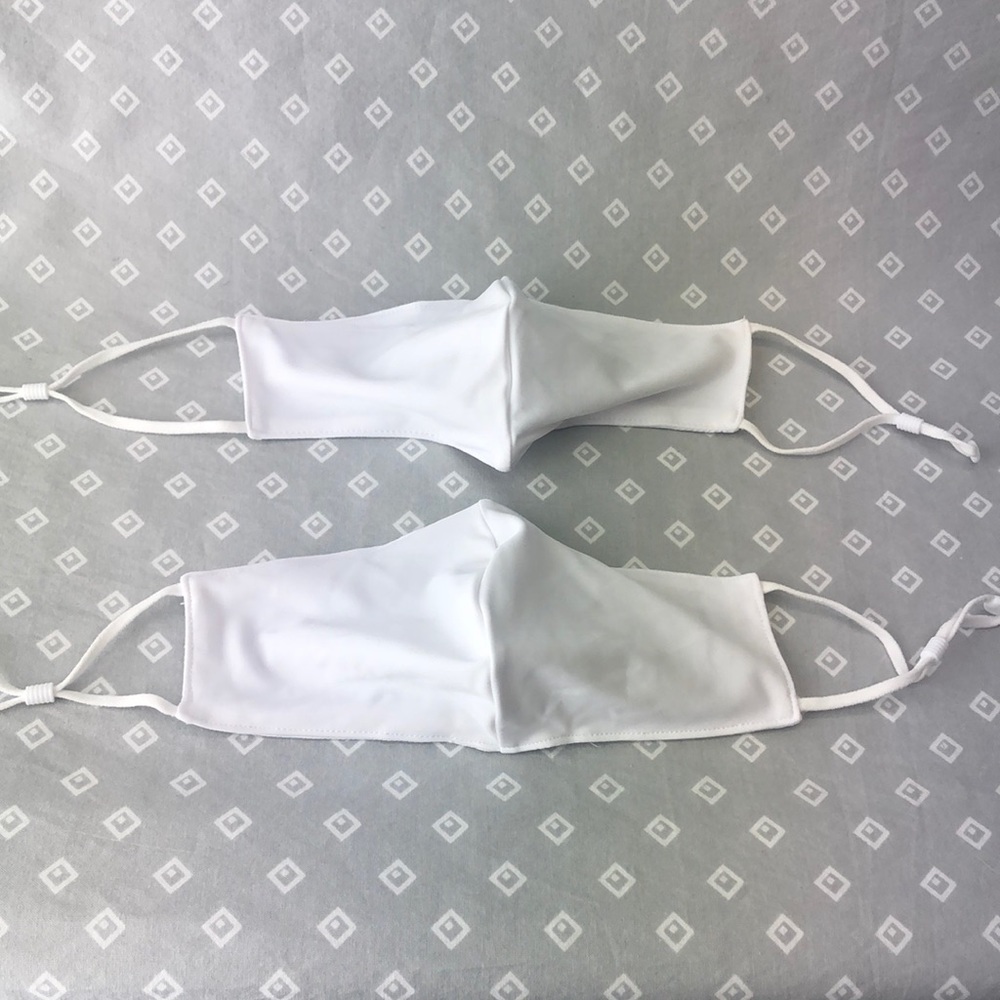 FREE White Face Masks Never Used